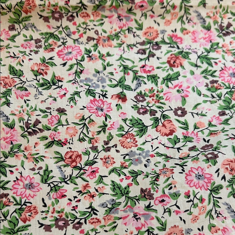 Floral Patterned single fabric napkin, liberty style pattern